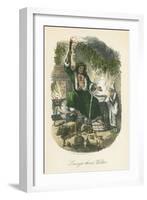 Scene from a Christmas Carol by Charles Dickens, 1843-John Leech-Framed Giclee Print