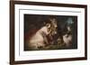 Scene from A Midsummer Night's Dream, Titania and Bottom-Edwin Landseer-Framed Premium Giclee Print