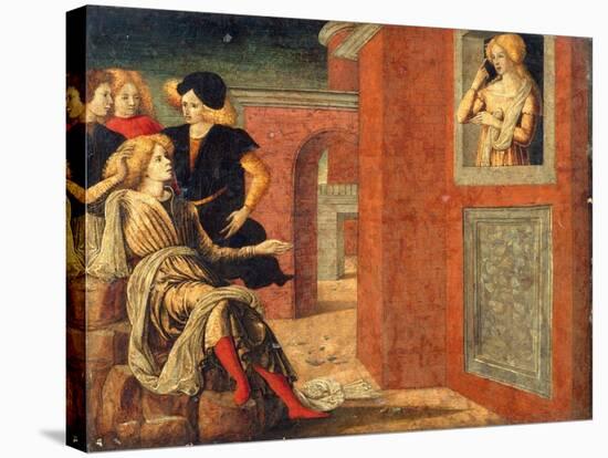 Scene from a Novella, c.1475-Liberale da Verona-Stretched Canvas