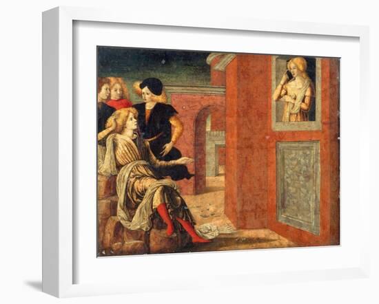 Scene from a Novella, c.1475-Liberale da Verona-Framed Giclee Print