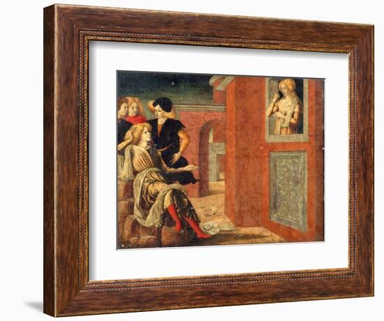 Scene from a Novella, c.1475-Liberale da Verona-Framed Giclee Print