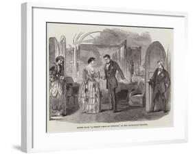 Scene from A Pretty Piece of Business, at the Haymarket Theatre-null-Framed Giclee Print