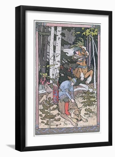 Scene from a Russian Fairy Tale, 1899-Ivan Bilibine-Framed Giclee Print