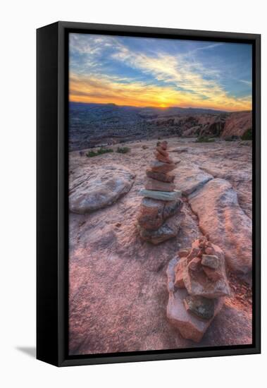 Scene from a Sunset Hike, Southern Utah-Vincent James-Framed Stretched Canvas