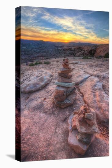 Scene from a Sunset Hike, Southern Utah-Vincent James-Stretched Canvas