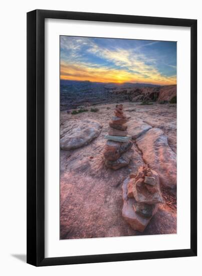 Scene from a Sunset Hike, Southern Utah-Vincent James-Framed Photographic Print