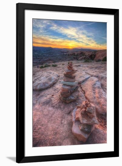 Scene from a Sunset Hike, Southern Utah-Vincent James-Framed Photographic Print