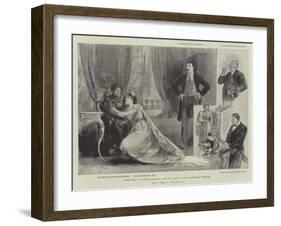 Scene from A Woman's Reason, the New Play at the Shaftesbury Theatre-null-Framed Giclee Print