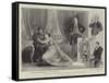 Scene from A Woman's Reason, the New Play at the Shaftesbury Theatre-null-Framed Stretched Canvas