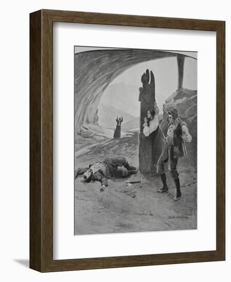 Scene from Act II of Daughter of Jorio-Gabriele D'Annunzio-Framed Giclee Print