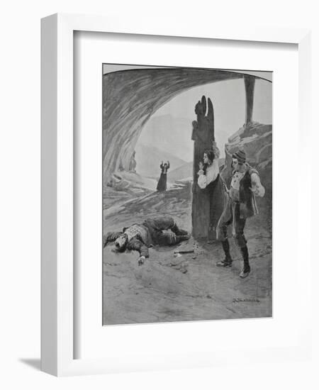 Scene from Act II of Daughter of Jorio-Gabriele D'Annunzio-Framed Giclee Print