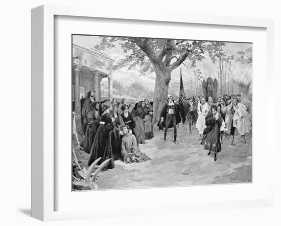 Scene from Act III of Daughter of Jorio-Gabriele D'Annunzio-Framed Giclee Print