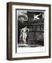 Scene from Act III of "Romeo and Juliet" by William Shakespeare-Achille Deveria-Framed Giclee Print