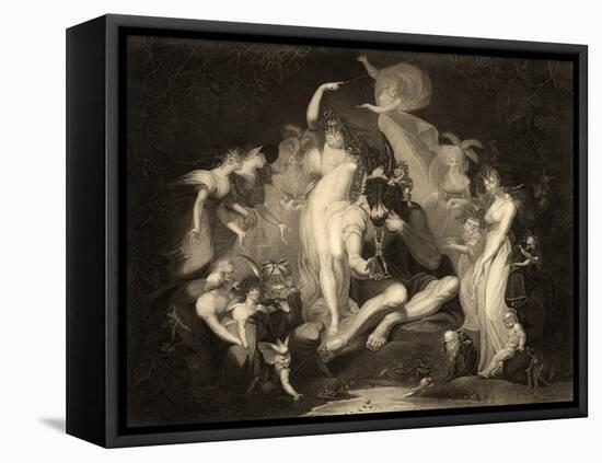 Scene from Act IV, Scene I of a Midsummer Nights Dream by William Shakespeare (1564-1616)…-Henry Fuseli-Framed Stretched Canvas