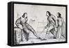 Scene from Act V of Ruy Blas-Victor Hugo-Framed Stretched Canvas