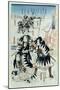 Scene from Act Xi of 'Chiushingura Or, the Loyal League: a Japanese Romance', by Monzayemon…-Utagawa Kunisada-Mounted Giclee Print