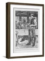 Scene from Adam Bede by George Eliot, C1885-William Small-Framed Giclee Print