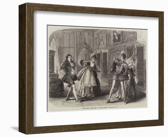 Scene from Ages Ago, at the Gallery of Illustration-David Henry Friston-Framed Giclee Print