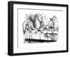 Scene from Alice's Adventures in Wonderland by Lewis Carroll, 1865-John Tenniel-Framed Giclee Print