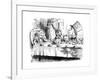 Scene from Alice's Adventures in Wonderland by Lewis Carroll, 1865-John Tenniel-Framed Giclee Print