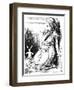 Scene from Alice's Adventures in Wonderland by Lewis Carroll, 1865-John Tenniel-Framed Premium Giclee Print