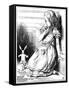 Scene from Alice's Adventures in Wonderland by Lewis Carroll, 1865-John Tenniel-Framed Stretched Canvas