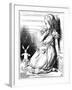 Scene from Alice's Adventures in Wonderland by Lewis Carroll, 1865-John Tenniel-Framed Giclee Print
