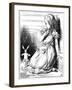 Scene from Alice's Adventures in Wonderland by Lewis Carroll, 1865-John Tenniel-Framed Giclee Print