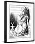 Scene from Alice's Adventures in Wonderland by Lewis Carroll, 1865-John Tenniel-Framed Giclee Print