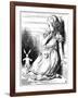 Scene from Alice's Adventures in Wonderland by Lewis Carroll, 1865-John Tenniel-Framed Giclee Print