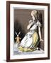 Scene from Alice's Adventures in Wonderland by Lewis Carroll, 1865-John Tenniel-Framed Giclee Print