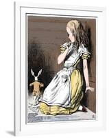 Scene from Alice's Adventures in Wonderland by Lewis Carroll, 1865-John Tenniel-Framed Giclee Print