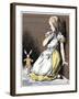 Scene from Alice's Adventures in Wonderland by Lewis Carroll, 1865-John Tenniel-Framed Giclee Print