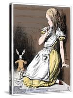 Scene from Alice's Adventures in Wonderland by Lewis Carroll, 1865-John Tenniel-Stretched Canvas