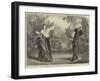 Scene from Alive or Dead, at the St George's Theatre-David Henry Friston-Framed Giclee Print