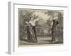 Scene from Alive or Dead, at the St George's Theatre-David Henry Friston-Framed Giclee Print