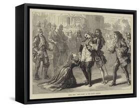 Scene from Amos Clark, at the Queen's Theatre-David Henry Friston-Framed Stretched Canvas