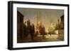 Scene from an Arab Street-August Siegen-Framed Giclee Print