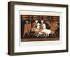 Scene from Ancient Greek Vase with Heracles on a Quadriga Driven by Nike-null-Framed Giclee Print