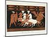 Scene from Ancient Greek Vase with Heracles on a Quadriga Driven by Nike-null-Mounted Giclee Print