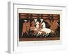 Scene from Ancient Greek Vase with Heracles on a Quadriga Driven by Nike-null-Framed Giclee Print