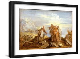 Scene from Ancient History, c.1680-90-Joseph Parrocel-Framed Giclee Print