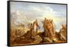 Scene from Ancient History, c.1680-90-Joseph Parrocel-Framed Stretched Canvas