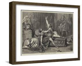 Scene from Antony and Cleopatra, at Drury Lane Theatre-David Henry Friston-Framed Giclee Print