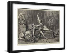 Scene from Antony and Cleopatra, at Drury Lane Theatre-David Henry Friston-Framed Giclee Print