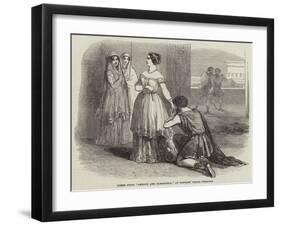 Scene from Antony and Cleopatra, at Sadlers' Wells Theatre-null-Framed Giclee Print