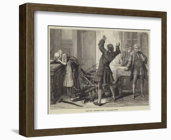 Scene from Arkwright's Wife, at the Globe Theatre-David Henry Friston-Framed Giclee Print