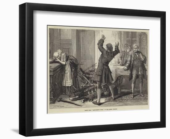 Scene from Arkwright's Wife, at the Globe Theatre-David Henry Friston-Framed Giclee Print