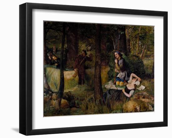 Scene from 'As You Like It' by William Shakespeare-Walter Howell Deverell-Framed Giclee Print