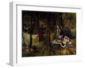 Scene from 'As You Like It' by William Shakespeare-Walter Howell Deverell-Framed Giclee Print